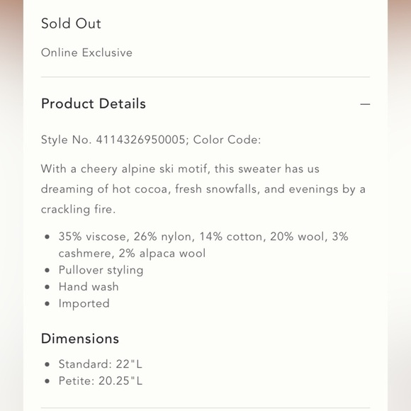 RARE!!!ANTHROPOLOGIE NWOT ST. MORITZ SKI SWEATER SIZE S. - Picture 9 of 13